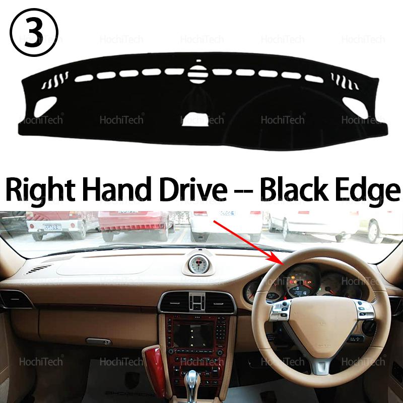 Car Dashboard Cover Avoid Light Pad Trument Platform Cover Mat Carpet for Porsche 911 997 GT3 2004-2011 2006 2007 2008 2009