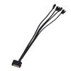 24AWG Power Cord 3Pin/4Pin 4-Pin Connector Professional SATA to 4pin  Computer Cooling