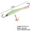 12g/7cm Spoon Metal Lures Artificial Lead Hard Hook 2024 Winter Ice Fishing Lure  Diamond