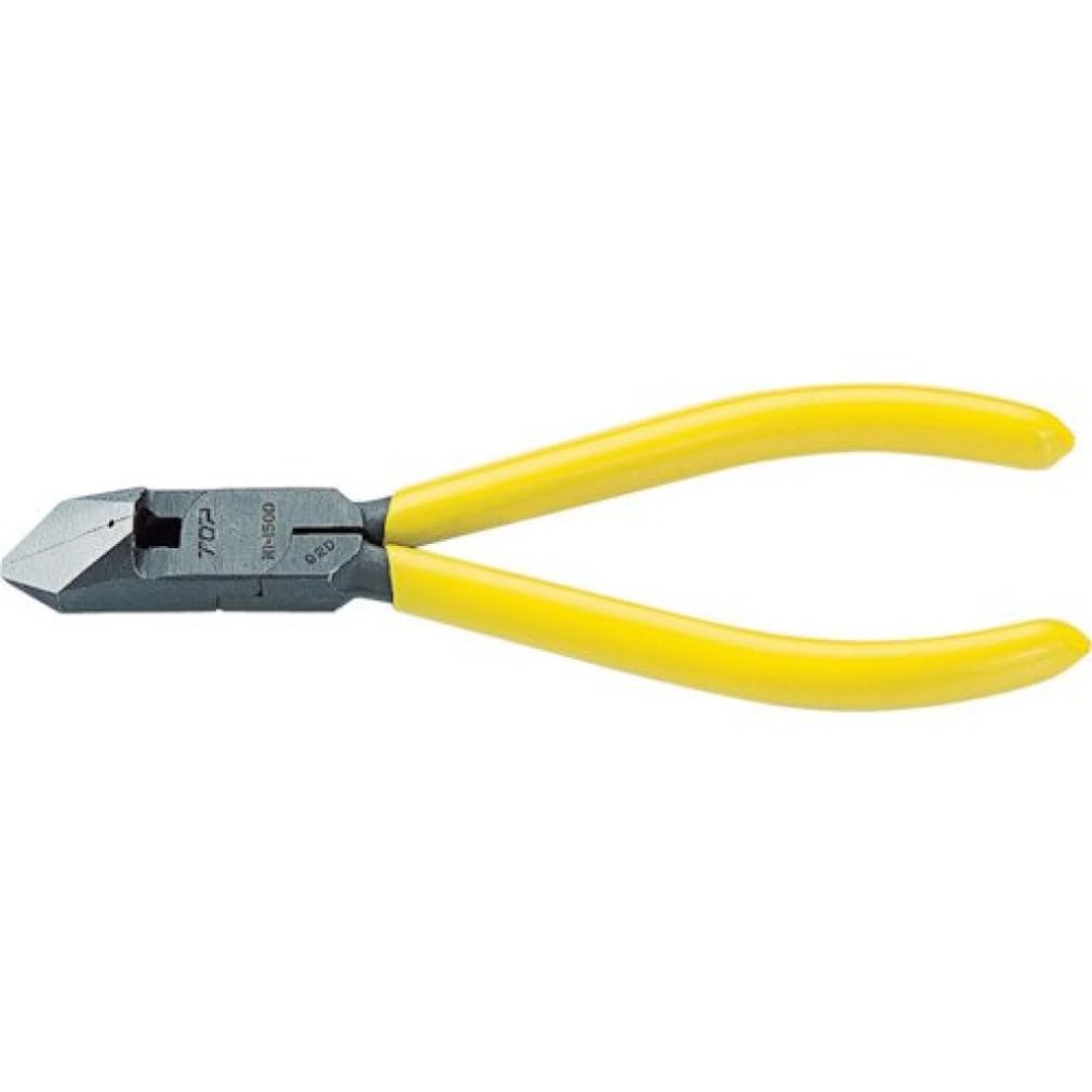 TOP Industrial Diagonal Cuts Copper Wire Bent Made in (TOP) Nippers, (1.2mm Diameter), 37° Tip, Type, Japan, NI-100D