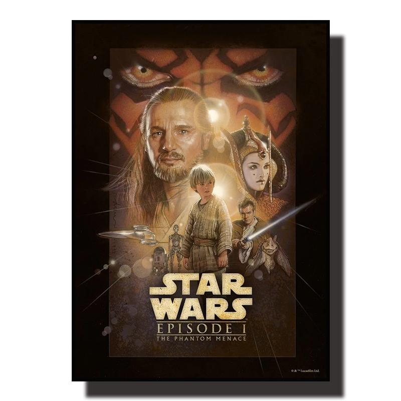 Star Wars Leinwand Dekoratives Gemälde Filmkunst Wandbild Retro Poster Moderne Heimwanddekoration Geschenk und Druck Ästhetik