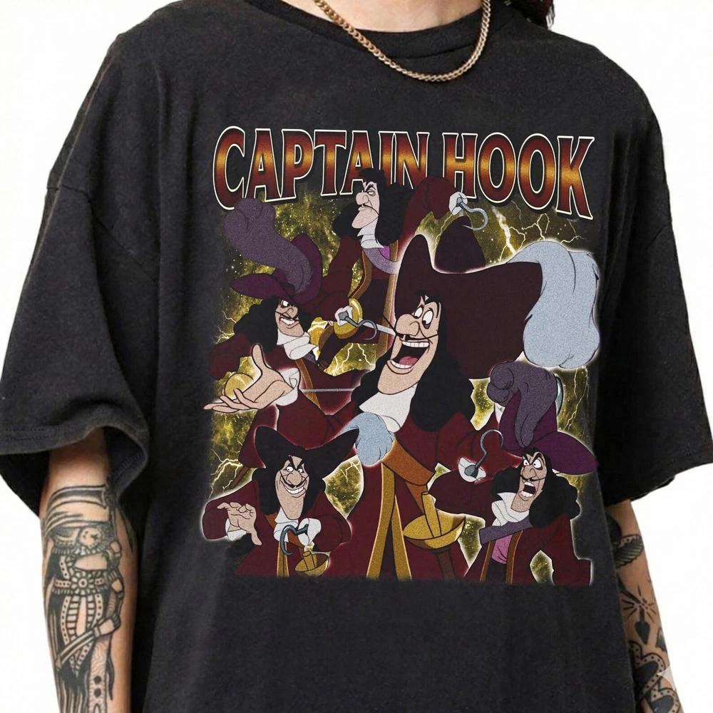 Villains Captain Hook Shirt Peter Pan Villains TShirt S