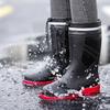 Men's Medium Tube Rain Boots Outdoor Anti-Slip Rubber Galoshes Shoes for Men Waterproof Fishing Shoe Botas Lluvia Hombre