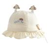 Baby and Toddler Summer Style Children's Sunshade Hat, Girl's Baby Lace Fisherman Hat, Skin Friendly Cotton