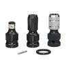 Chiave Telescopica Elettrica con Punta di Conversione Esagonale e Manicotto a Molla, Chiave Pneumatica da 1/2, Utensile Elettrico da 1/4.