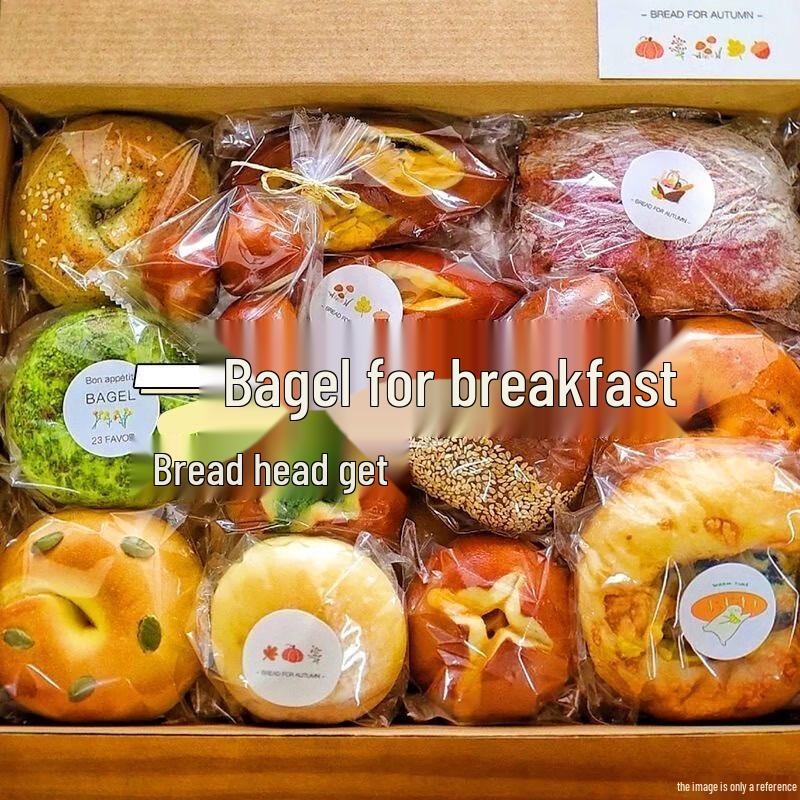 He Nian Sugar-Free Whole Wheat Filled Bagels
