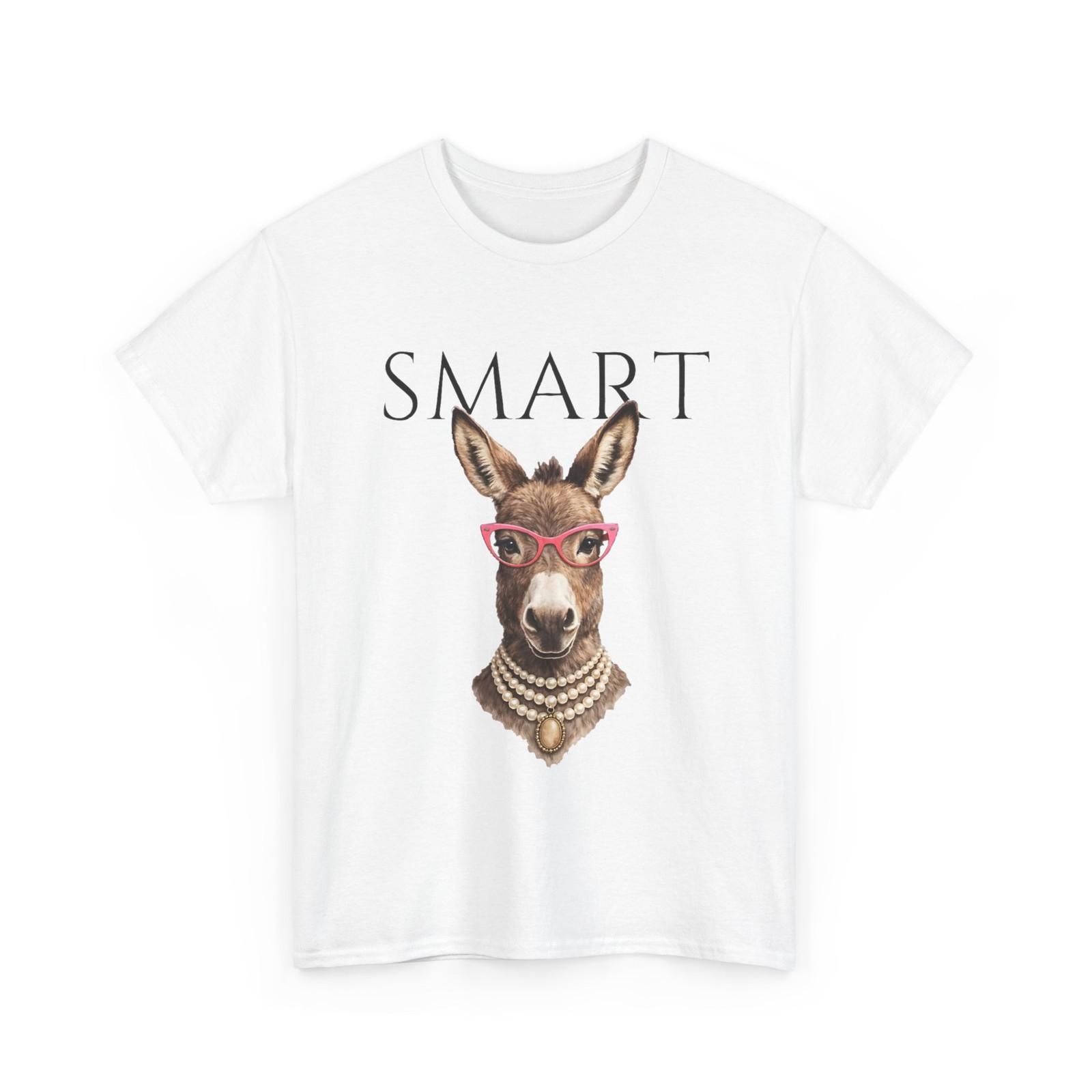 Funny Smart Ass Donkey Royal Summer Trendy Cute Girly T-Shirt L