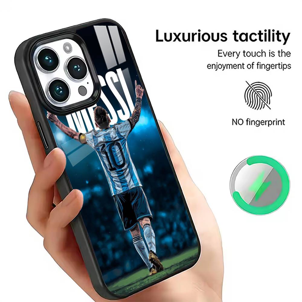 Coole Nummer 10 Fußballspieler Handyhülle Für iPhone17,16,15,14,13,12,11 Plus,Pro Magnetisch mit Magsafe Kabelloses Laden