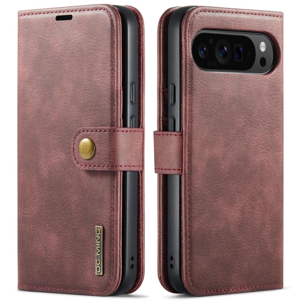 2 In 1 Detachable Cards Solt Wallet Leather Phone Case For Google Pixel 9 Pro XL 8A 7 7A 6 6A Magnetic Removable Bag Book Cover