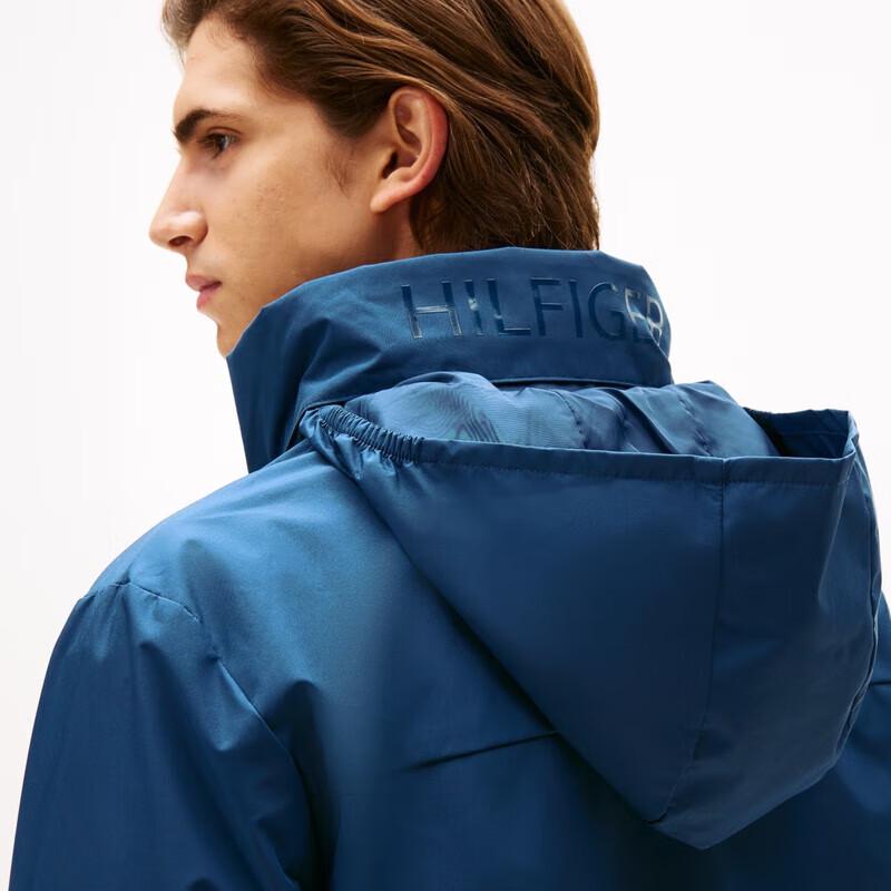 Tommy Hilfiger Men's Packable Windproof Coach Jacket