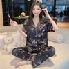 Conjunto de pijama para mujer conjunto de pijama conjunto de 2 piezas aireado suave casual pijama estampado