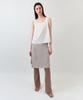 Simeteuligpeosenteu Shirring Sleeveless Top / White