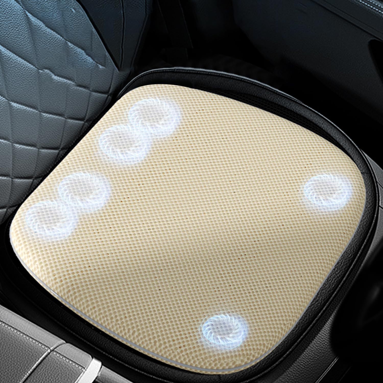 

индукционный автоматический HANSHUMY Прохладный чехол на сиденье 6 вентиляторов 3 уровня воздушного потока Подушка для сиденья Прохладное сиденье Универсальный 3 секунды быстрый воздушный поток Питание от USB Шестиугольный