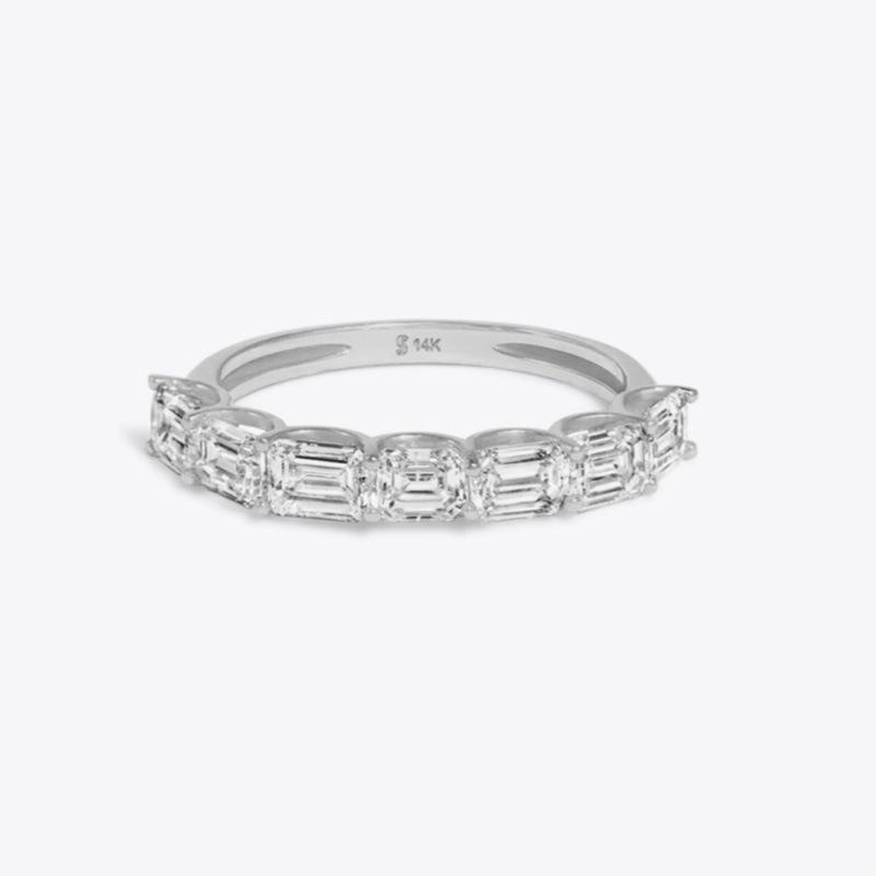 Simple Women's Ring Gold Color Geometry Cubic Zirconia Minimalist Stacking Rings Finger Accessories Female Jewelry Gifts R018