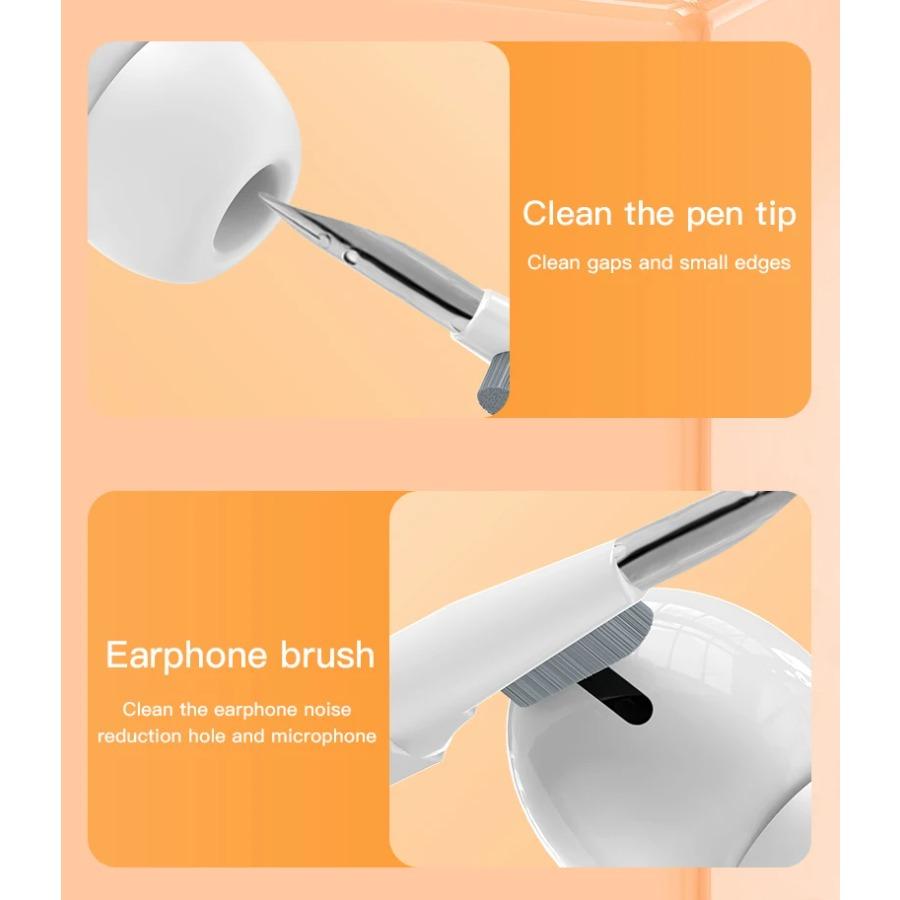 20-in-1 Cleaner Kit Computer Keyboard Brush Earphones Cleaning Pen Screen Cleaning Spray Bottle Set Cleaning Tools Keycap Puller