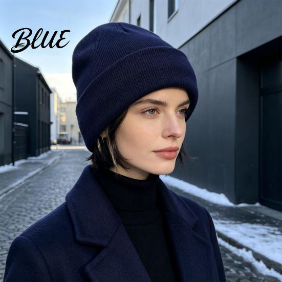 Comfortable Hiking Head Gear Satin Lined Knit Hat for Women Winter Warm Soft Beanies Fashion Stretchy Gift Friends in Frizz-free Hair Protection,