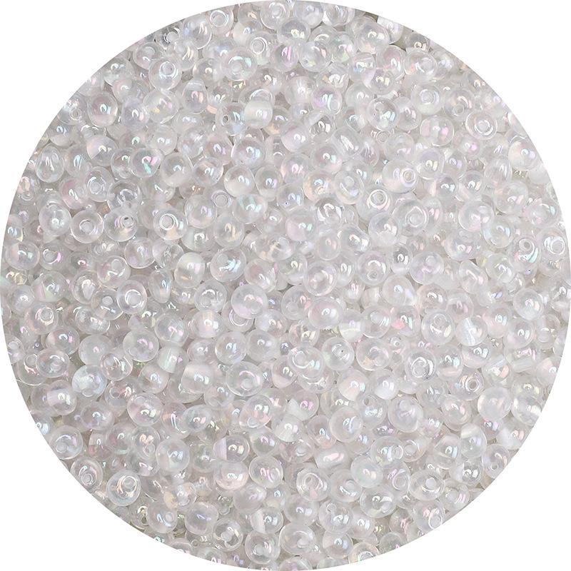 4mm Water Drop Colorful Glass Millet Beads Handmade Diy Jewelry Materials Loose Beads Accessories Package Hanging Necklace Strings Beads Nice Beads