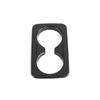 For Kia Seltos 2020-2023 Carbon Fiber Abs Rear Water Cup Holder Frame Cover Trim