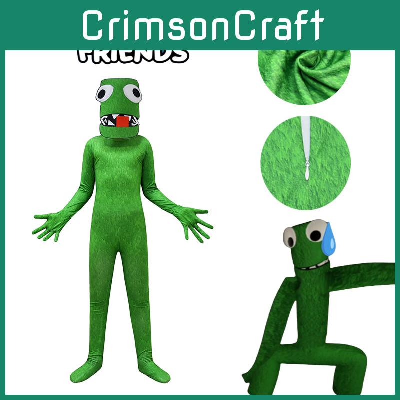Green Friends Rainbow Cosplay Costume Kids Halloween Fancy Dress Party