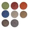 12-inch Ronde Placemats, Geweven Gevlochten Polyester Placemats, Wasbare Hittebestendige Ronde Eettafelmatten voor Keuken