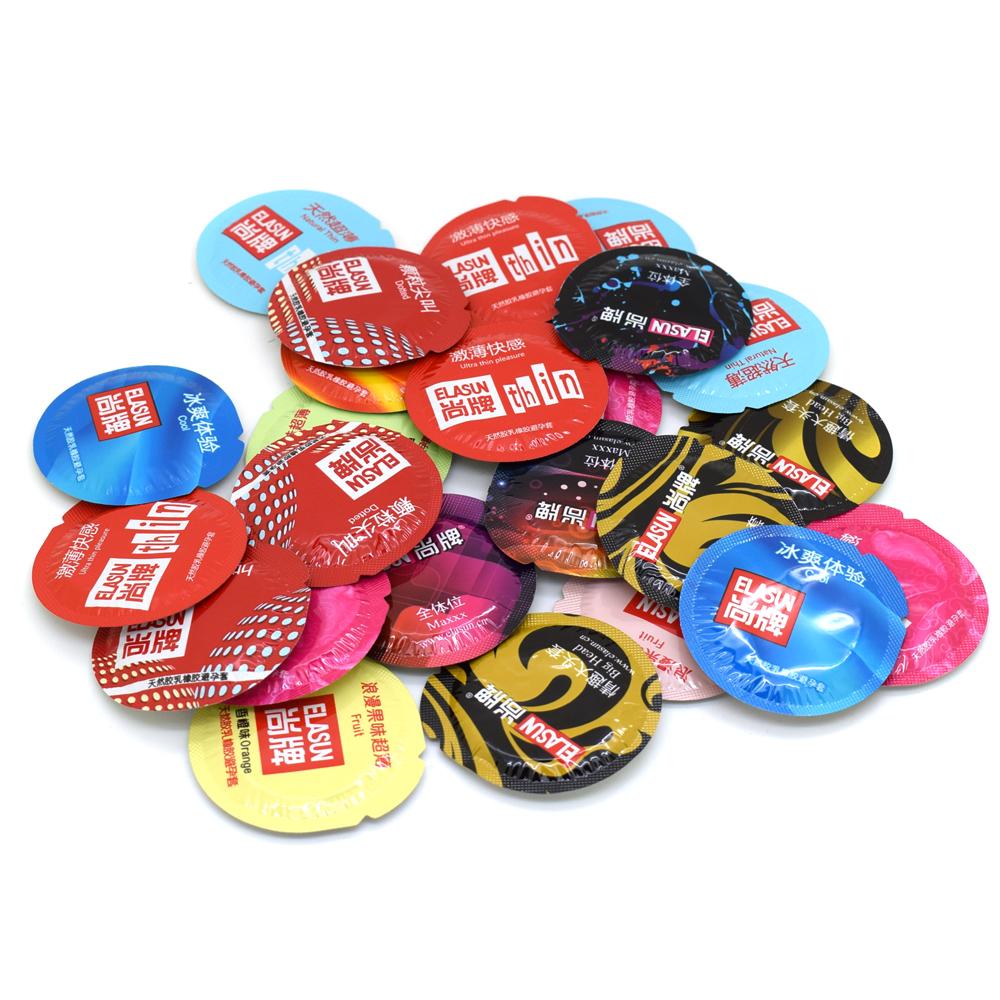 ELASUN 24 buc 8 tipuri de prezervative ultra subțiri prezervativ contracepție mai sigur pentru gheață și foc pentru bărbați, produse sexuale pentru adulți, jucării sexuale