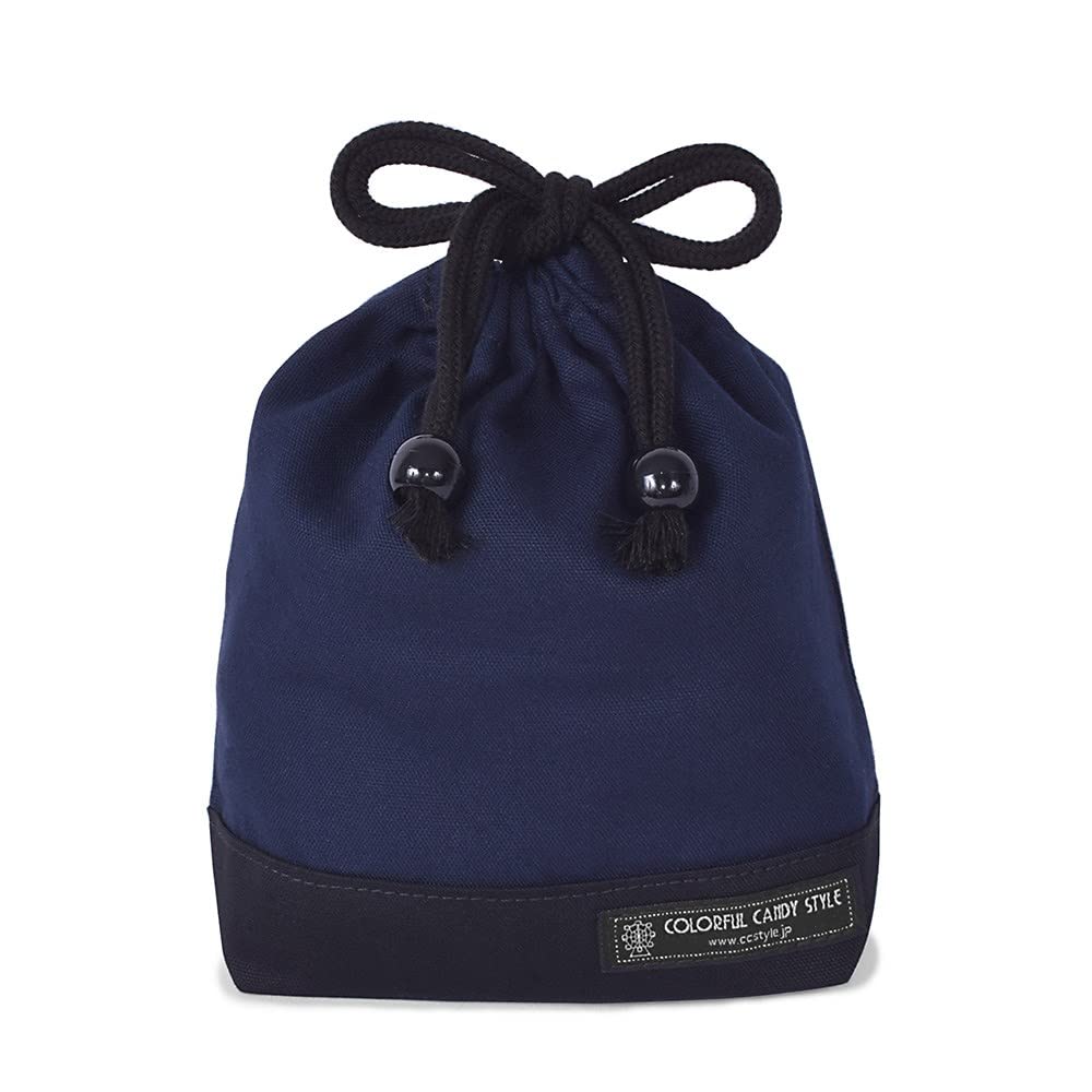 COLORFUL CANDY STYLE Small Drawstring Bag, Cup Bag, Deep Navy, N3567700