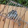Stainless Steels Folding Cooking Rack Outdoor Camping Kettles Heating Rack Small Barbecue Grill Baking Tray Holder