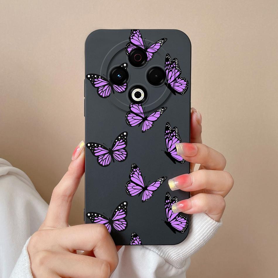 For Tecno Spark 30 Pro 30C Case Love Heart Back Cover For Tecno Spark 30C 4G 5G Full Protection Soft Liquid Silicone Phone Cases