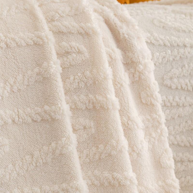 Funda Sofa Living Room Jacquard Thick Sofa Mat Throw  Winter Warm Sherpa Camping Picnic Sofa Cover