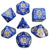 Dice DND Polyhedral Dice Set Printing Spider Web Unique Popular Fantasy Design For DND TRPG RPG Board Game Party Game Dices Kit