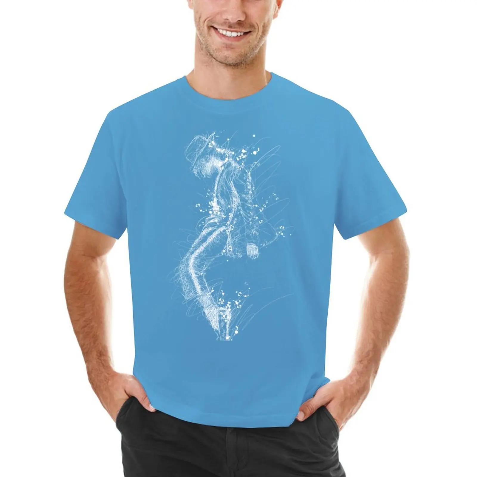 Майка Michael Jackson MoonWalk Scribble Art кастомс корейская мода мужская одежда S