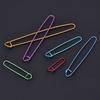 6-Piece Set of Mixed Color Super Large Safety Pins for Knitting & Crochet Notions - DIY Handmade Yarn Markers, Stitch Holders for Knitting Tool