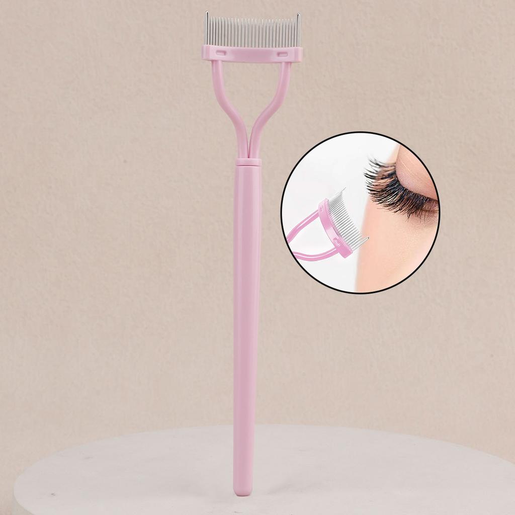 1/3 pcsPortable Eyelash Brush Comb  Eye Lash Stainless Steel Eyelash Combing Tools Eyelash Curler Makeup Lash Separator