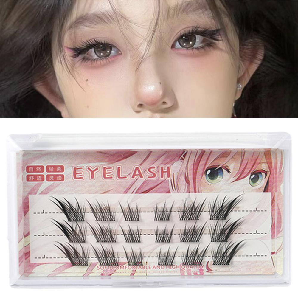 Natural Look False Eyelashes Fox Eye DIY Lash Extensions DIY at Home Anime Lash