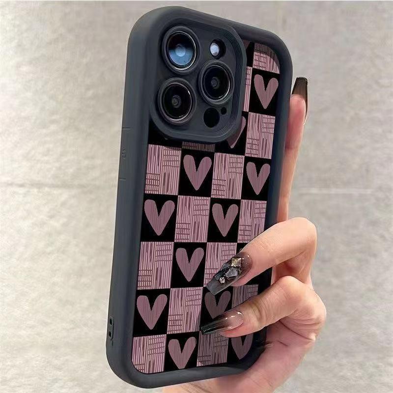 iPhone 17 Phone Case: Pro Max Heart Design, Fits 13/14/15/16/17 Models