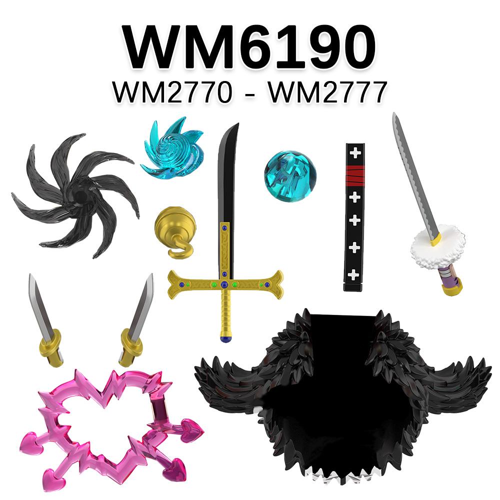WM Blocks Anime Series Bricks Action Figures Parts Set Building Block Toys Gift WM6187 WM6188 WM6189 WM6190 WM6191 WM6192 WM6193
