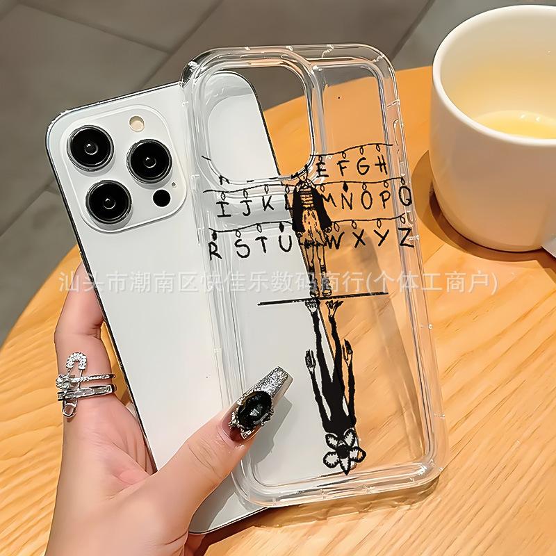 Applicable to Apple 17Air mobile phone case personalized graffiti iPhone16Promax/15/14/13/12/11 airbag