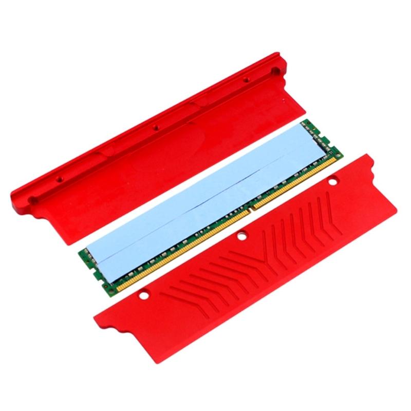 Aluminum Alloy RAMs Heat Sink For DDR5 DDR4 DDR3 Memory Module Improved Thermals Management Solution