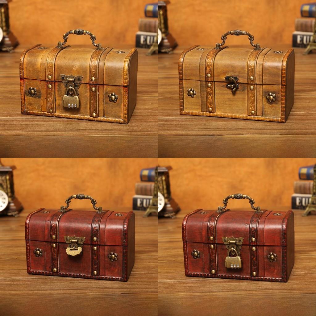 Organizer Wooden Classic Boxes For Desk Storage And Home Gifts Decorations