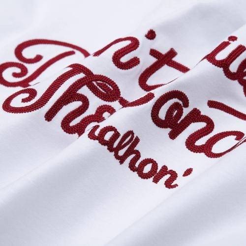 KHALHON Chain Stitch T-Shirt (White)