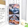 Vintage lesní krajina Sněžná hora Scenérie Pouzdro na telefon pro iPhone 17 16 12 11 14 Plus 13 15 ProMax 13 Mini X XS XR Měkký kryt