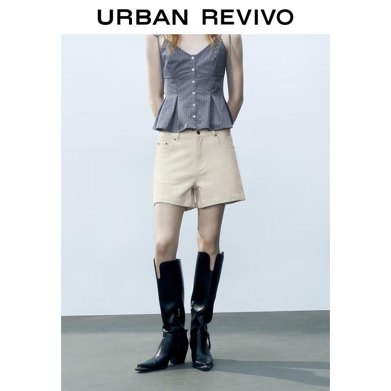 

Женские прямые повседневные шорты UR 2025 со средней посадкой 30