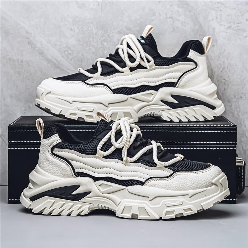 

2025 spring and summer new men s shoes sports shoes are not stuffy dad shoes Korean version of trendy student versatile men s casual shoes 44