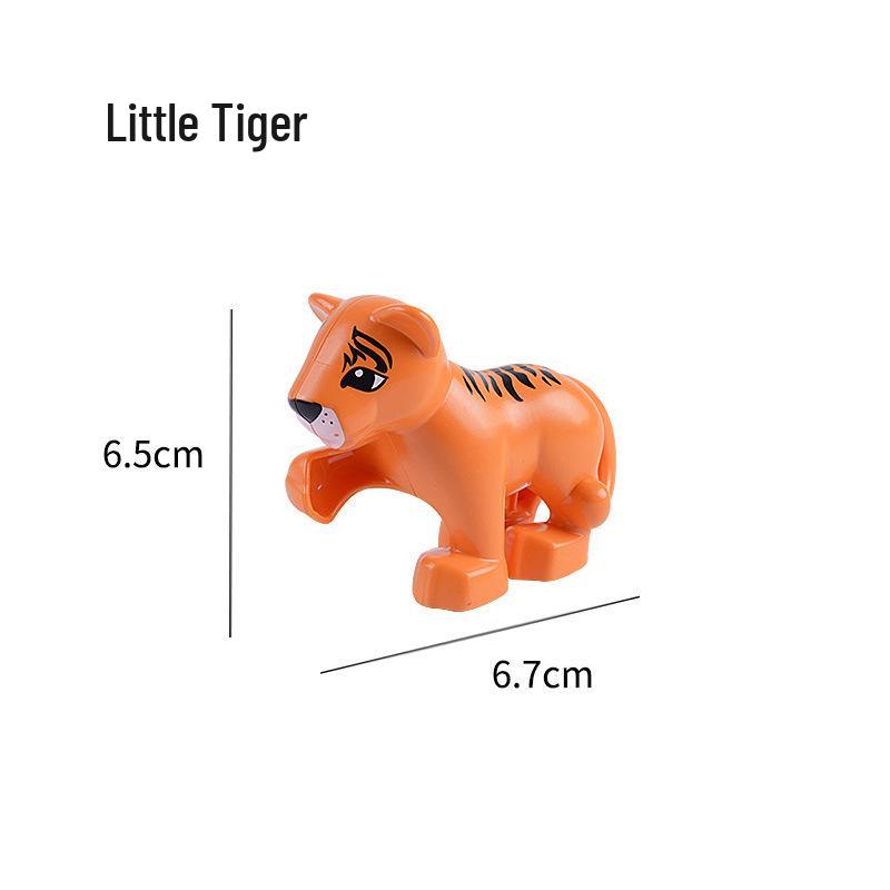 Compatible Large Bricks: Animal Accessories & Educational Building Blocks for Children - Ocean & Forest Themes