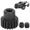 48P Metal Motor Gear 18T Pinion with Screw Upgrade Accessories for 1/10 1/16 RC Car