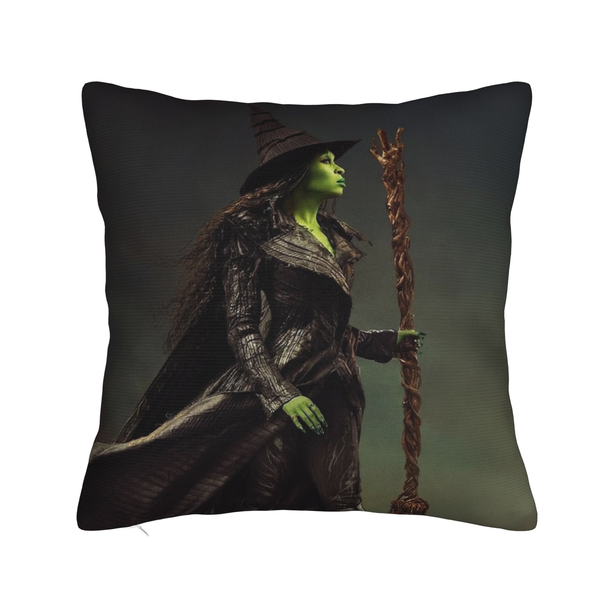 

Wicked For Good Movie Poster Pillowcase Printed Polyester Cushion Cover Decoration Throw Pillow Case Cover Home Square 45*45cm 30cmx30cm