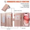 Crossbody Cards Solt Wallet Zipper Leather 2 In 1 Detachable Case For iPhone 15 Pro Max 16 14 Plus 13 12 11 Wireless Charging