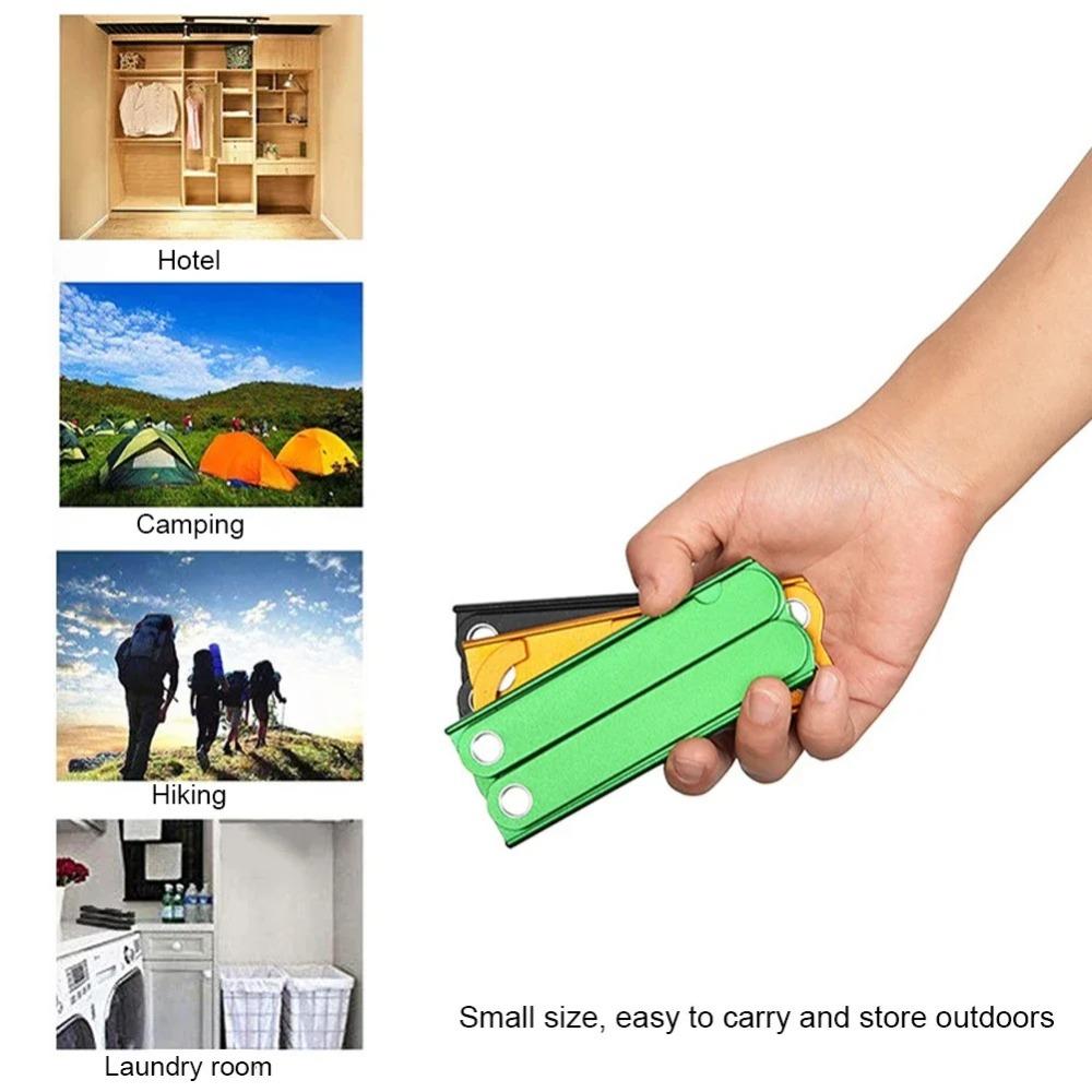 Aluminum Alloy Folding Clothes Hanger Lightweight Foldable Hanger Stand  Snorkeling Diving Surf