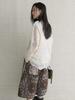 Elegant 3D Embroidered Lace V-Neck Double-Layer See-Through Top for Women