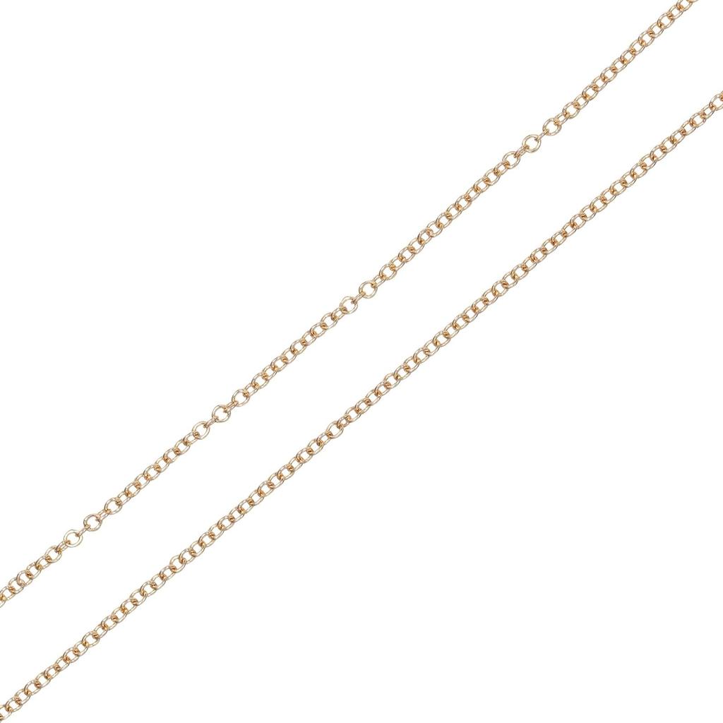 TIFFANY&Co. Metro Heart Necklace K18 Pink Gold/diamond 2g Women Used